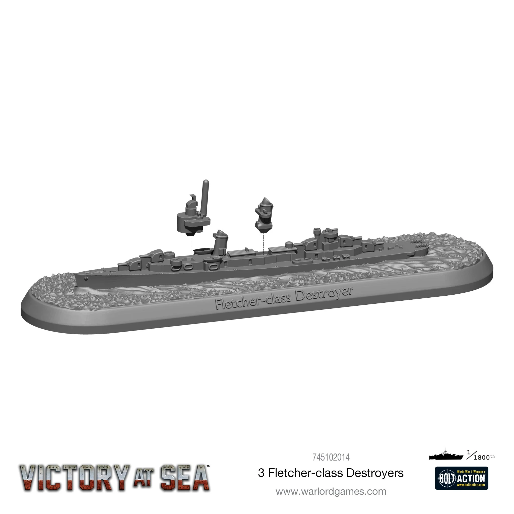 Victory at Sea Fletcher-class Destroyers - Image 4