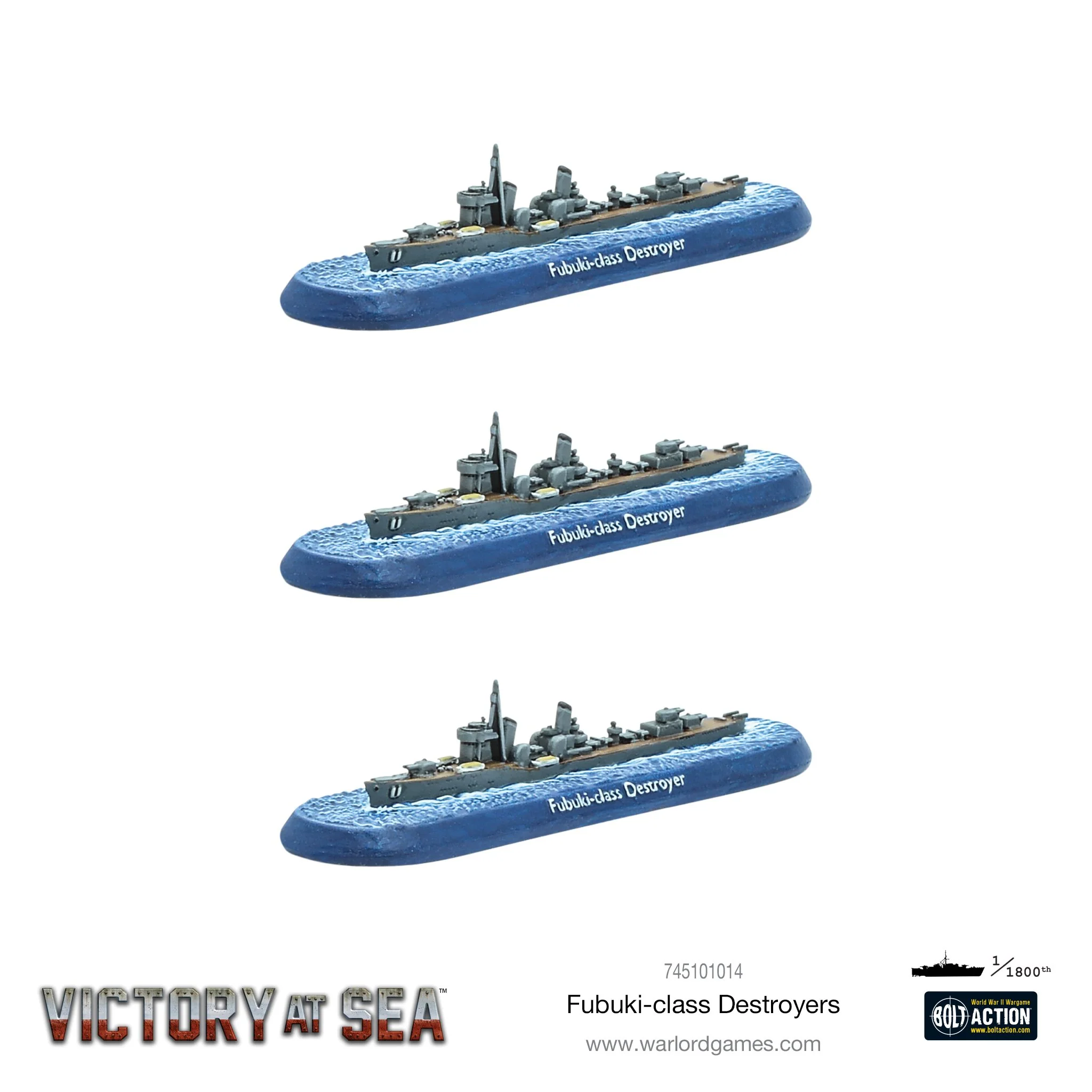 Victory at Sea Fubuki-class Destroyers