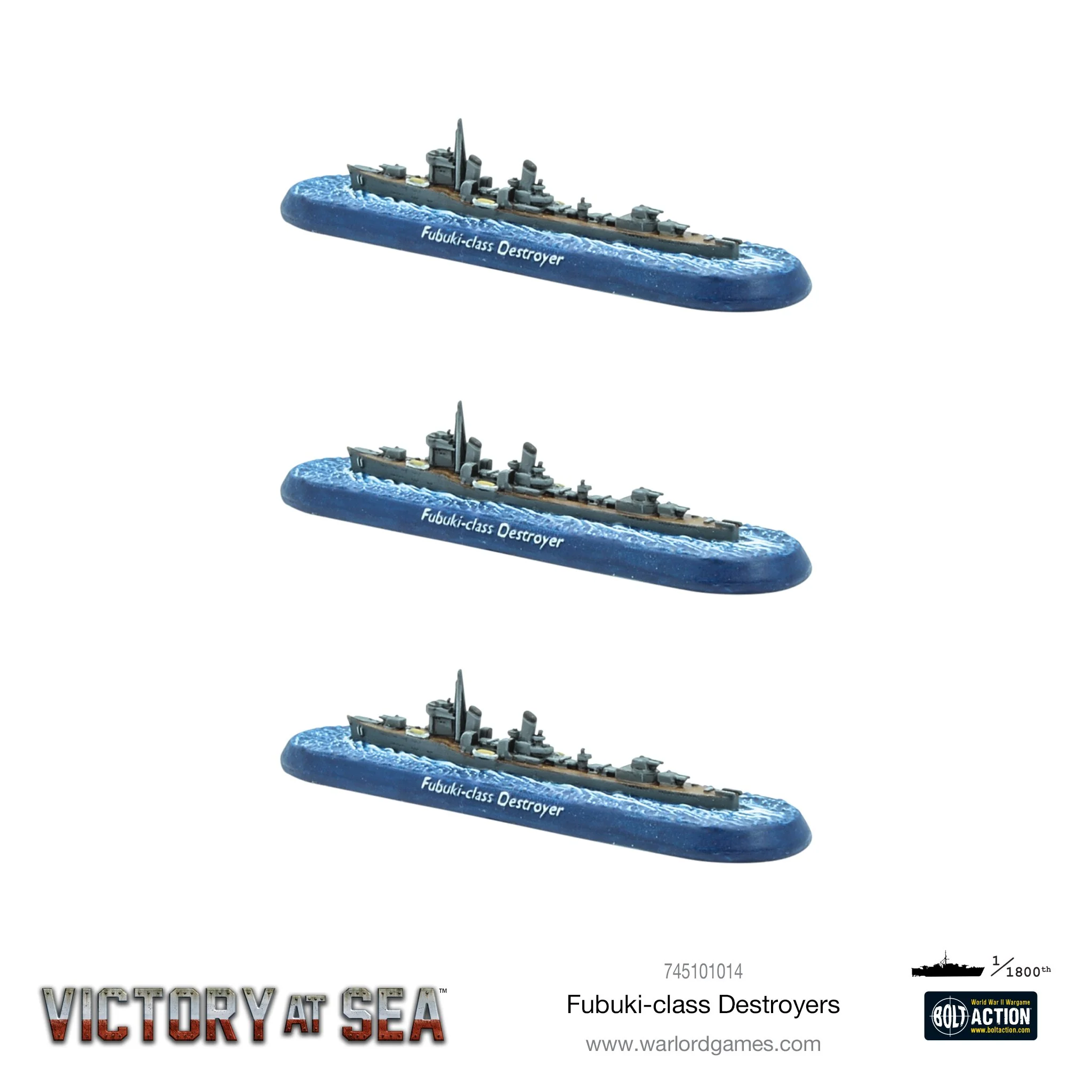 Victory at Sea Fubuki-class Destroyers - Image 3