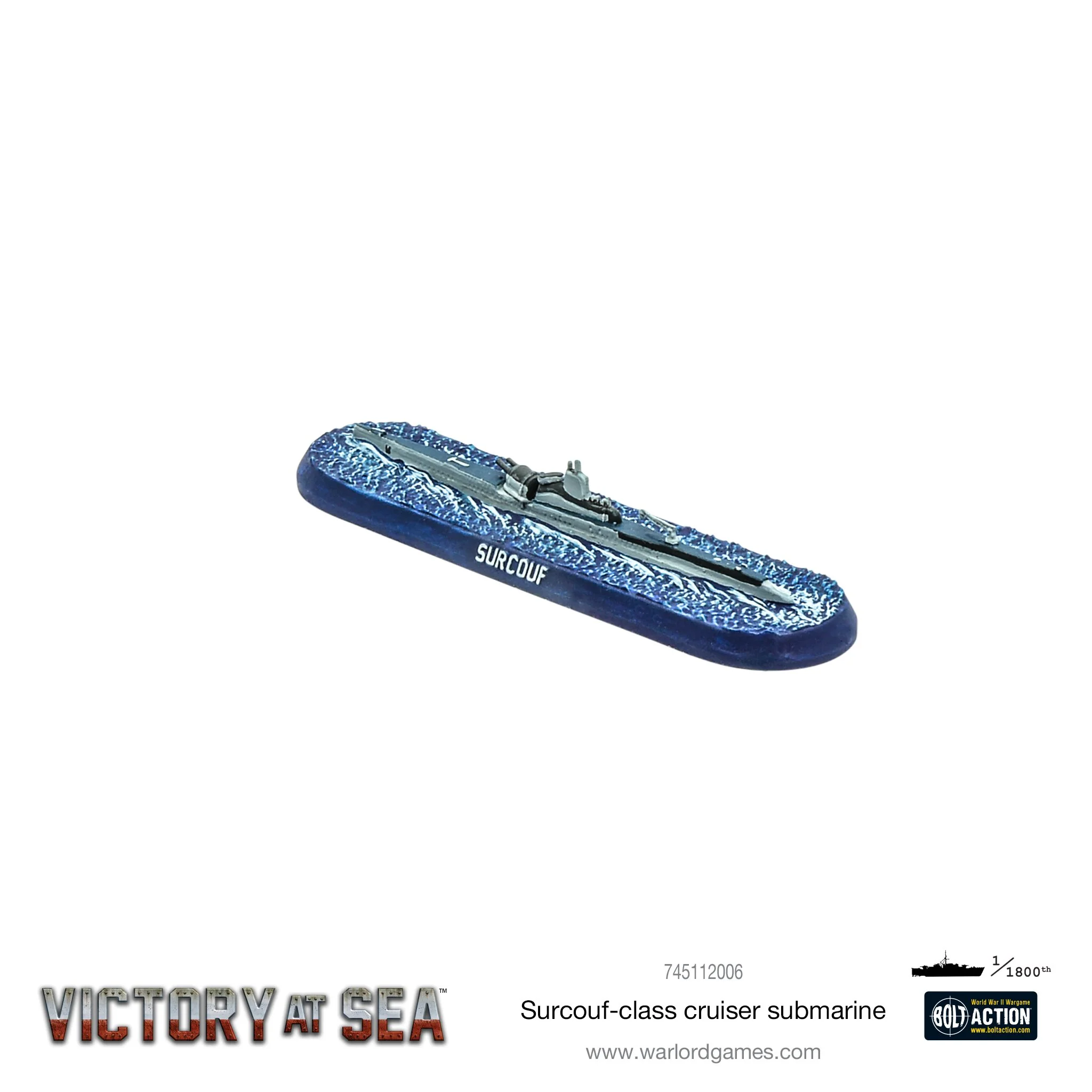 Victory at Sea - Surcouf cruiser submarine - Image 2