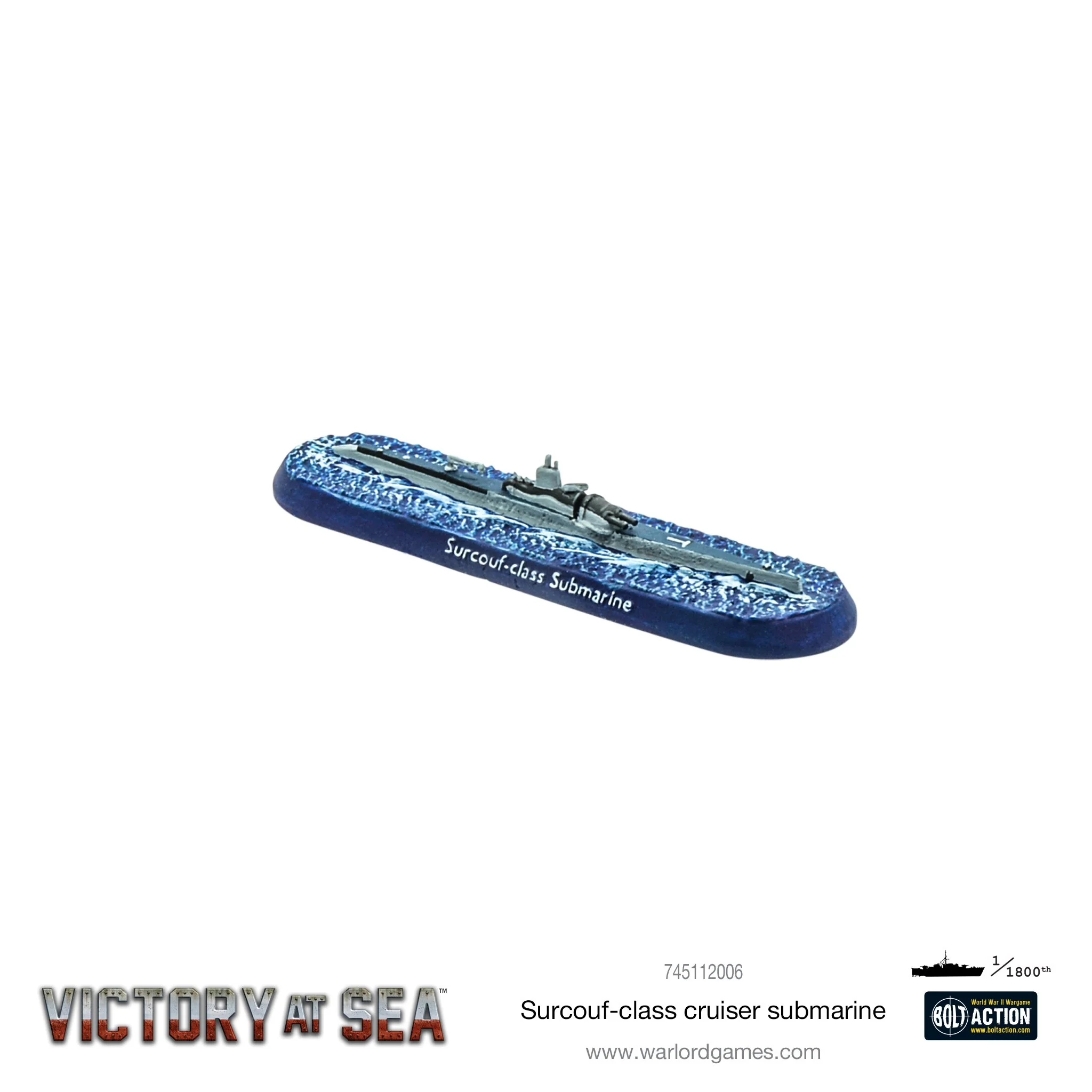 Victory at Sea - Surcouf cruiser submarine - Image 3