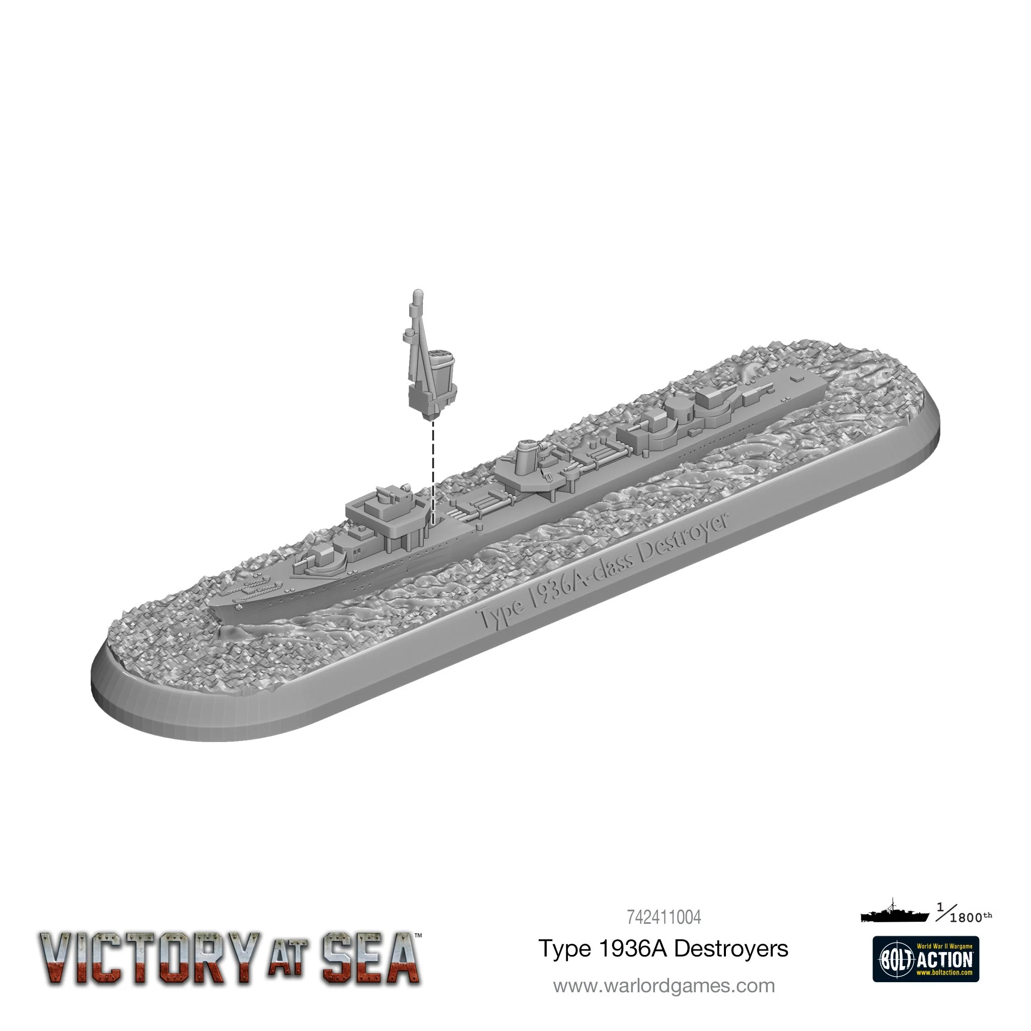 Victory at Sea - Type 1936A Destroyers - Image 4