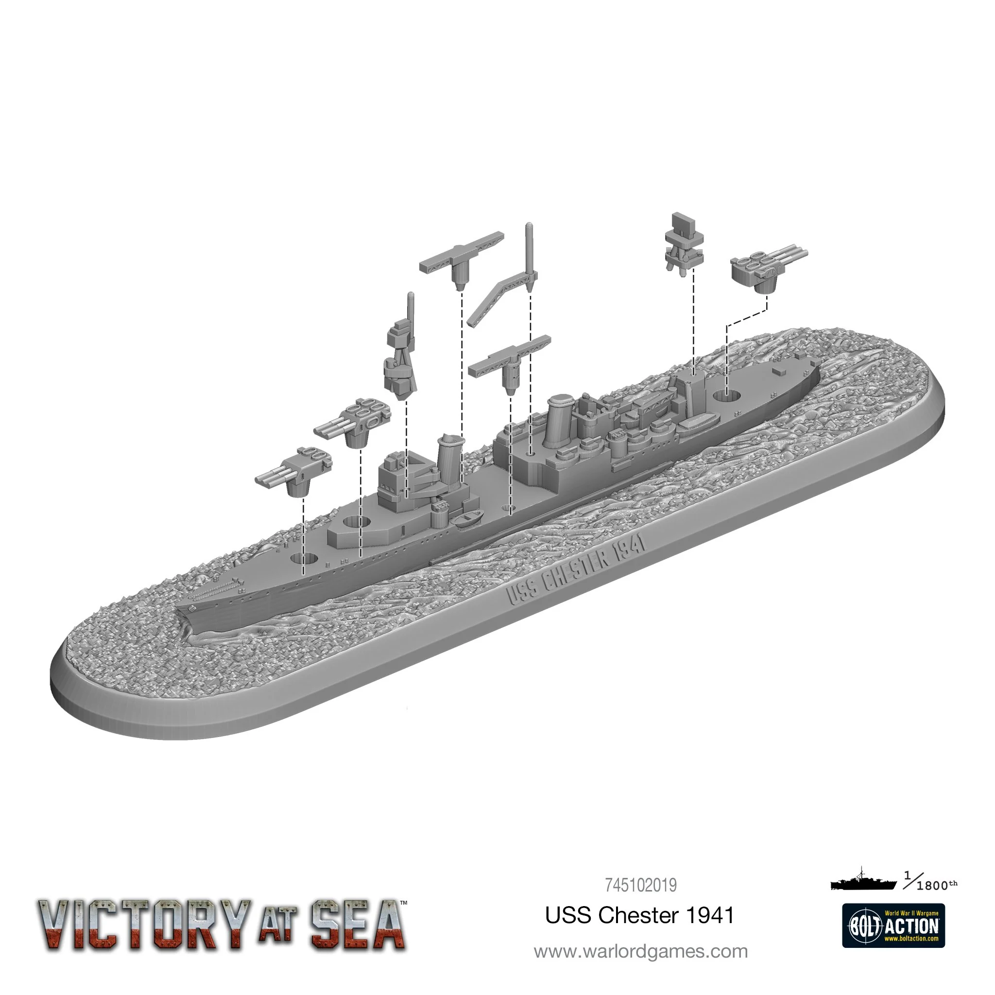 Victory at Sea - USS Chester - Image 4