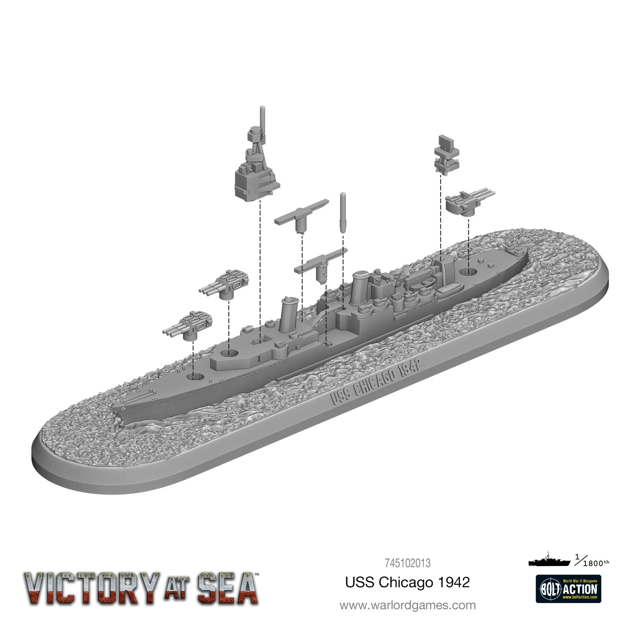 Victory at Sea USS Chicago 1942 - Image 4