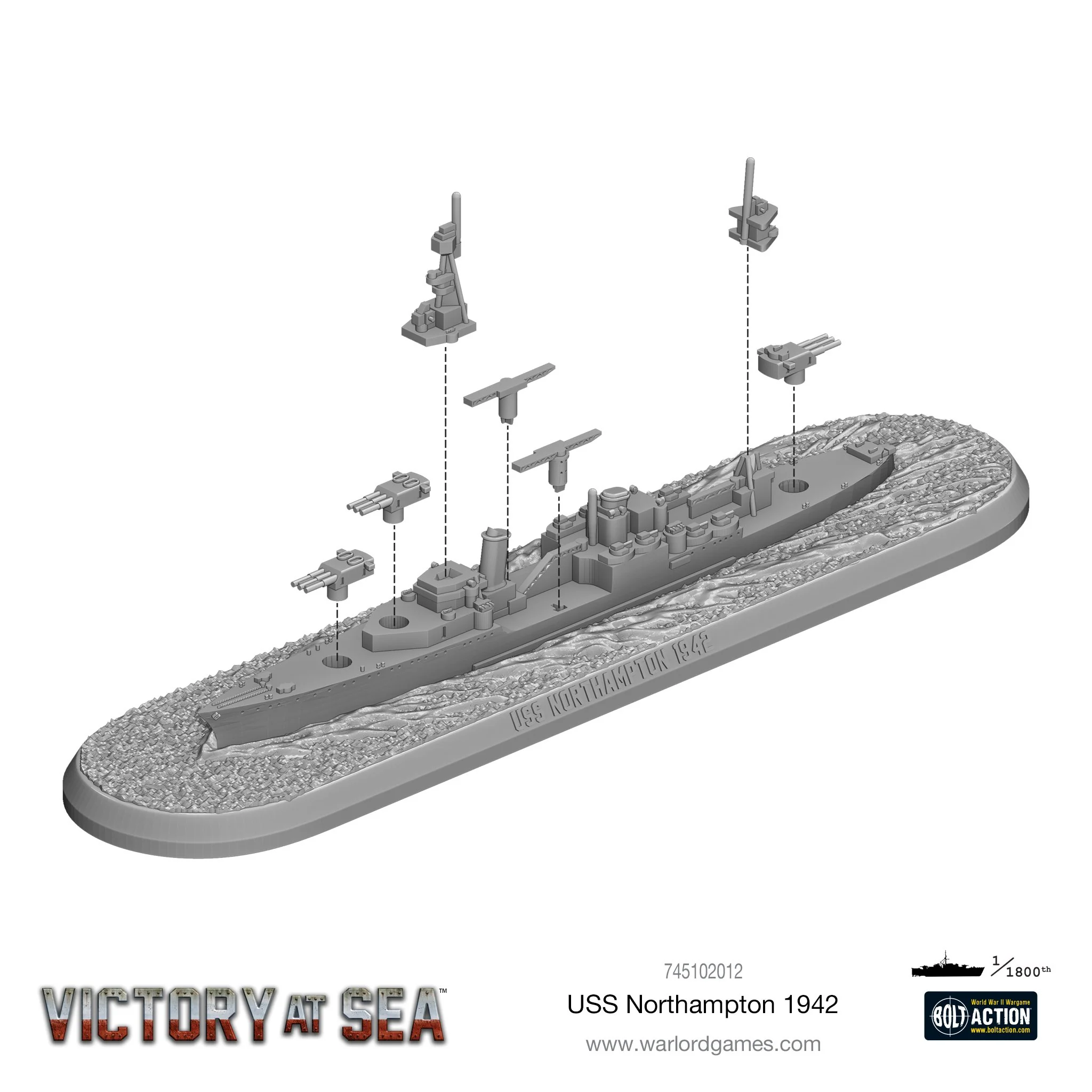 Victory at Sea USS Northampton 1942 - Image 4