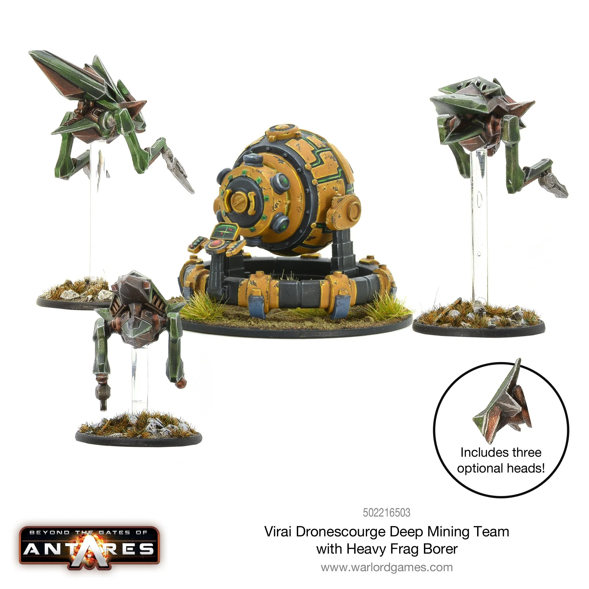 Virai Dronescourge Deep Mining Team with heavy frag borer - Image 2
