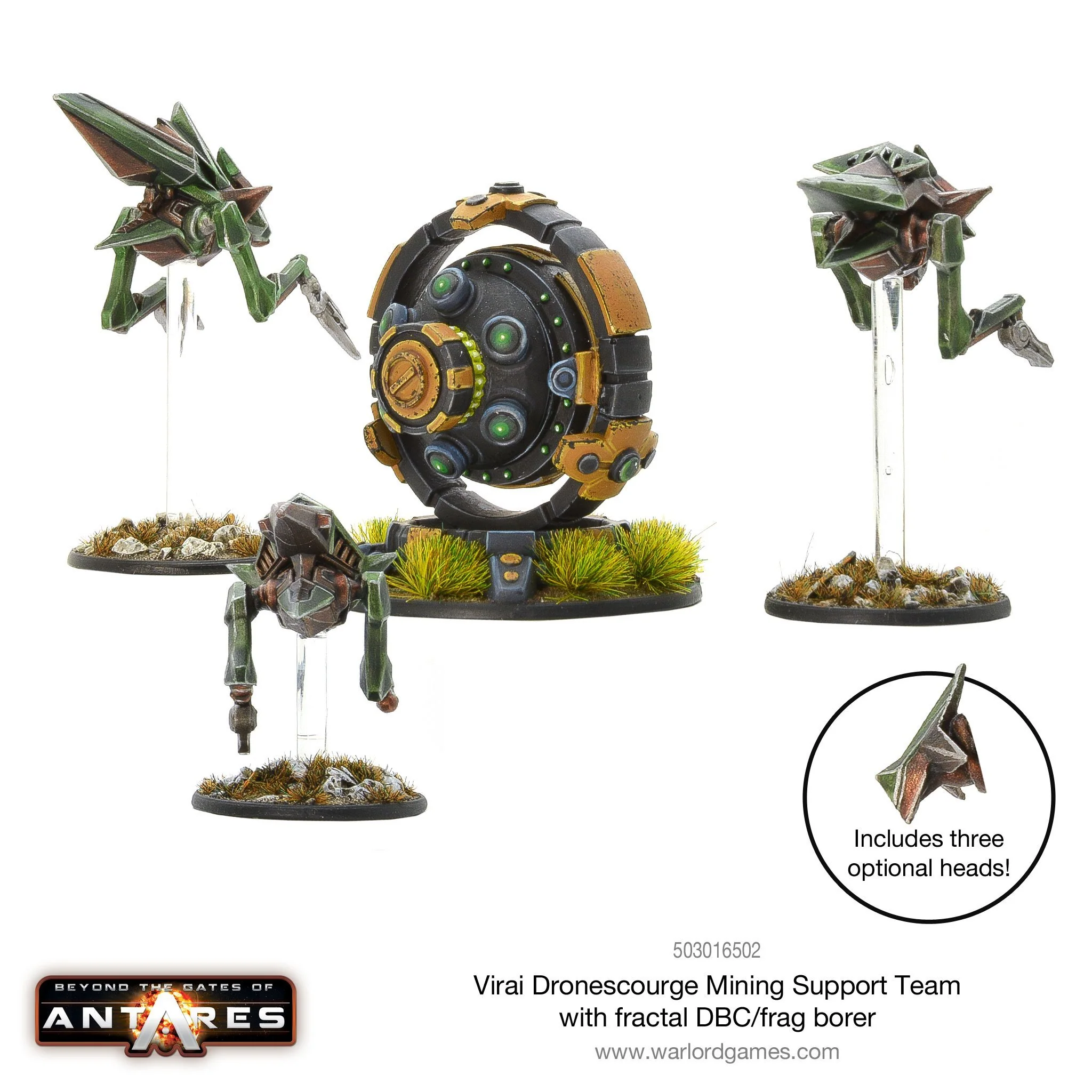 Virai Dronescourge mining support team with fractal DBC/frag borer - Image 2