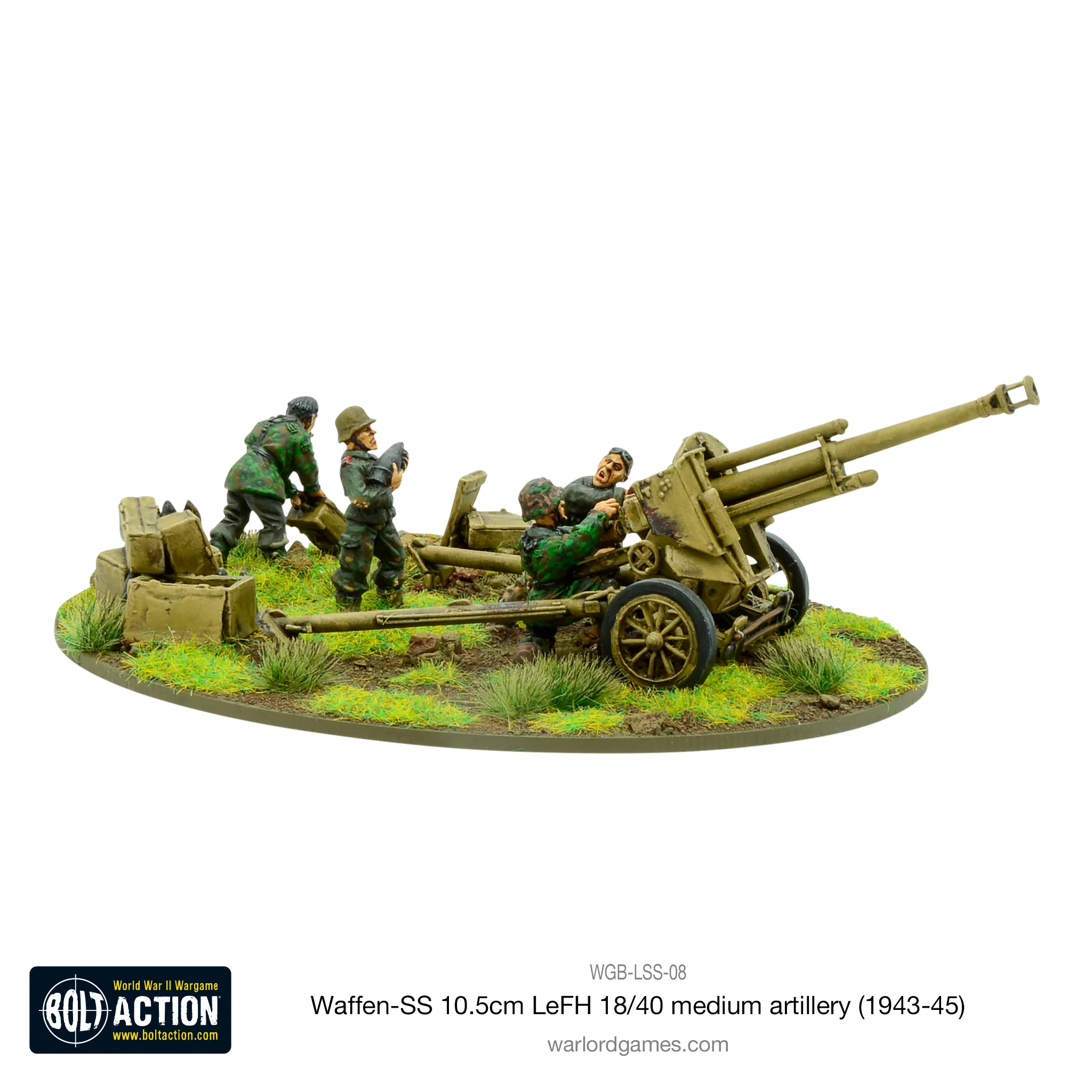 Waffen-SS 10.5cm LeFH 18/40 medium artillery (1943-45) - Image 2