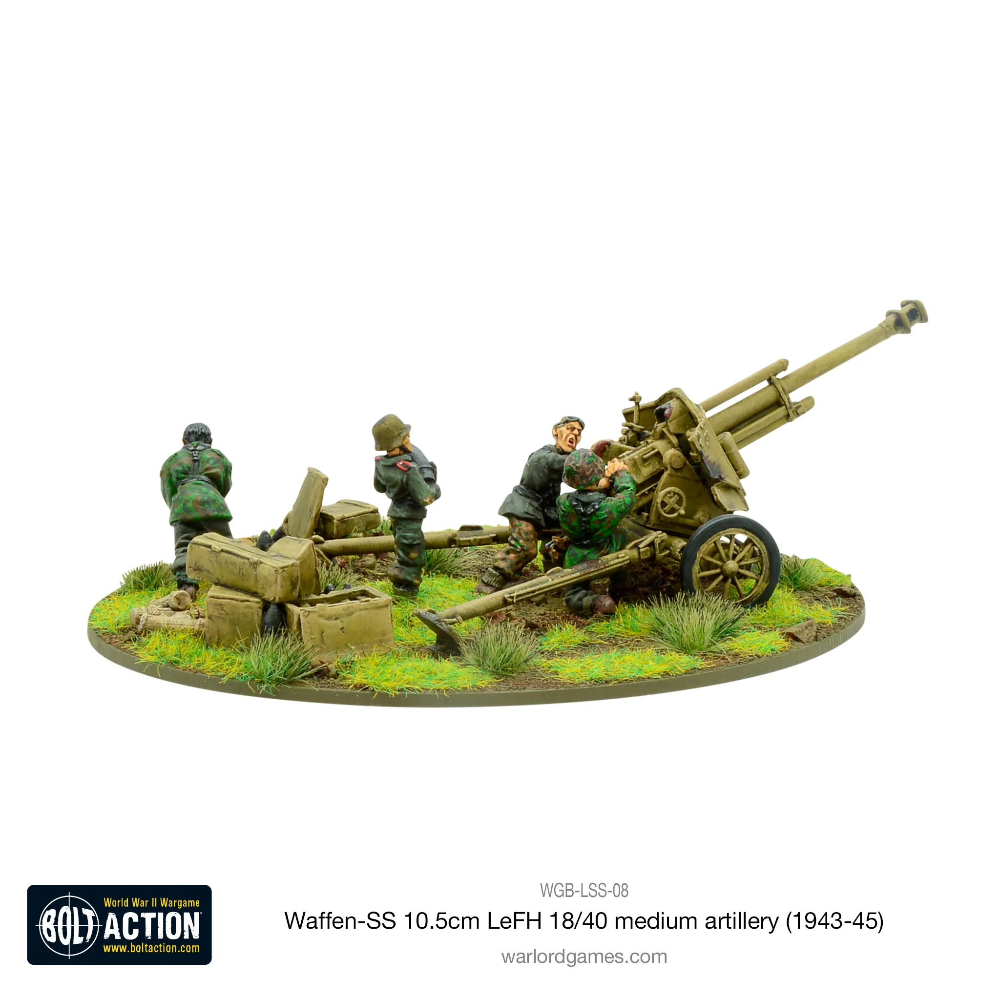 Waffen-SS 10.5cm LeFH 18/40 medium artillery (1943-45) - Image 3