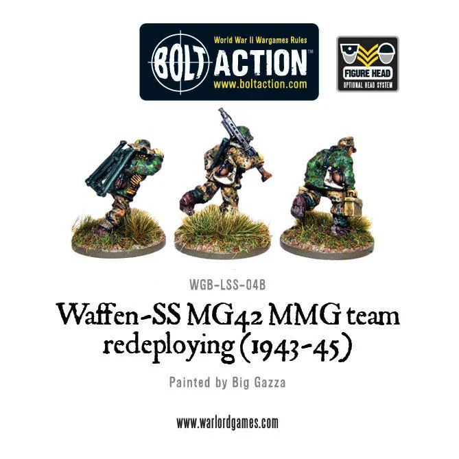 Waffen-SS MG42 MMG team redeploying (1943-45) - Image 2