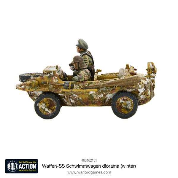 Waffen-SS Schwimmwagen diorama (winter) - Image 4