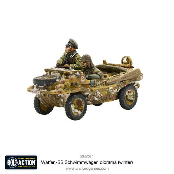 Waffen-SS Schwimmwagen diorama (winter) - Image 5