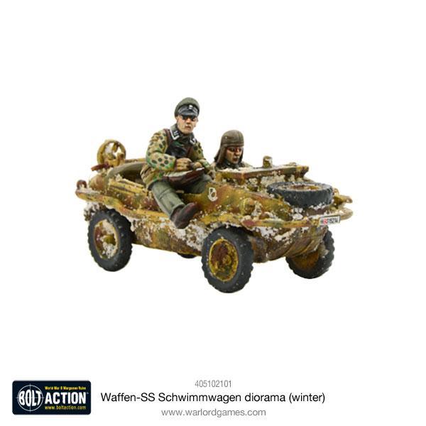 Waffen-SS Schwimmwagen diorama (winter) - Image 6