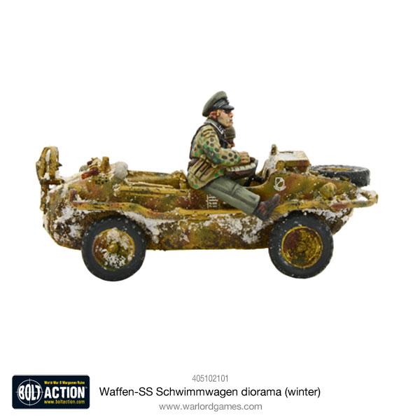 Waffen-SS Schwimmwagen diorama (winter) - Image 7
