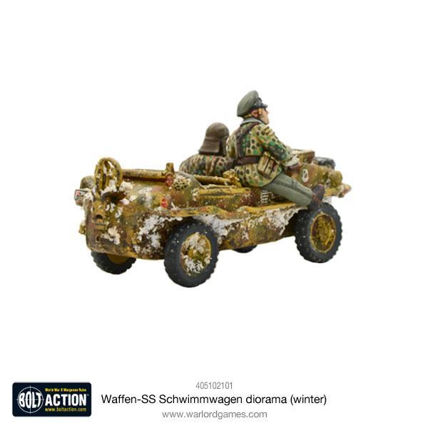 Waffen-SS Schwimmwagen diorama (winter) - Image 8