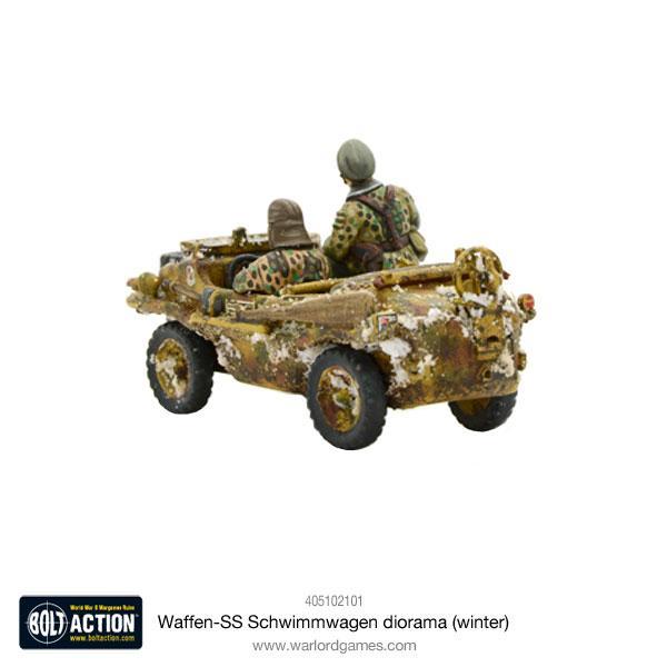 Waffen-SS Schwimmwagen diorama (winter) - Image 9