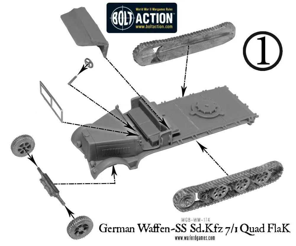 Waffen-SS Sd.Kfz 7/1 quad FlaK - Image 5