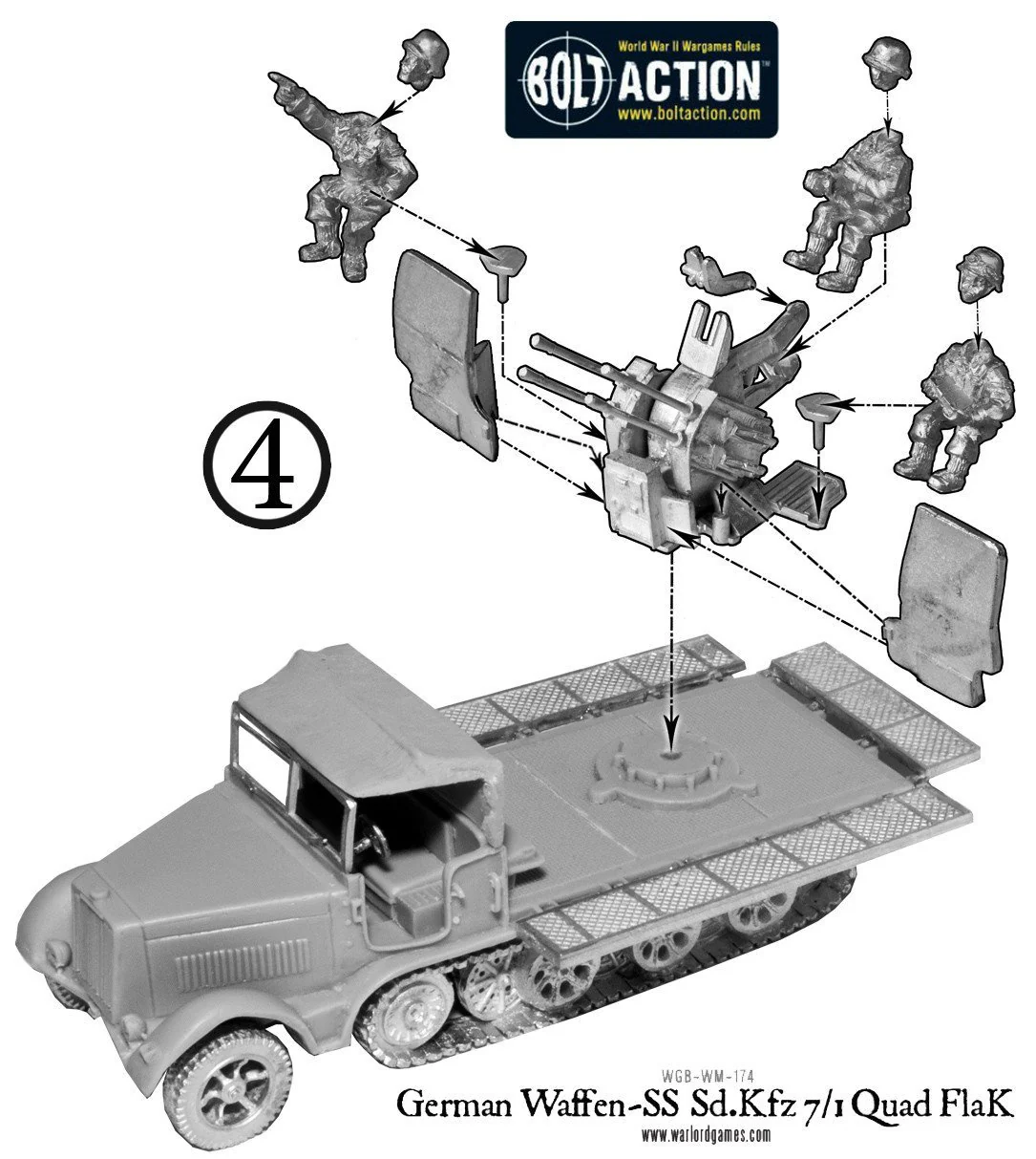 Waffen-SS Sd.Kfz 7/1 quad FlaK - Image 8