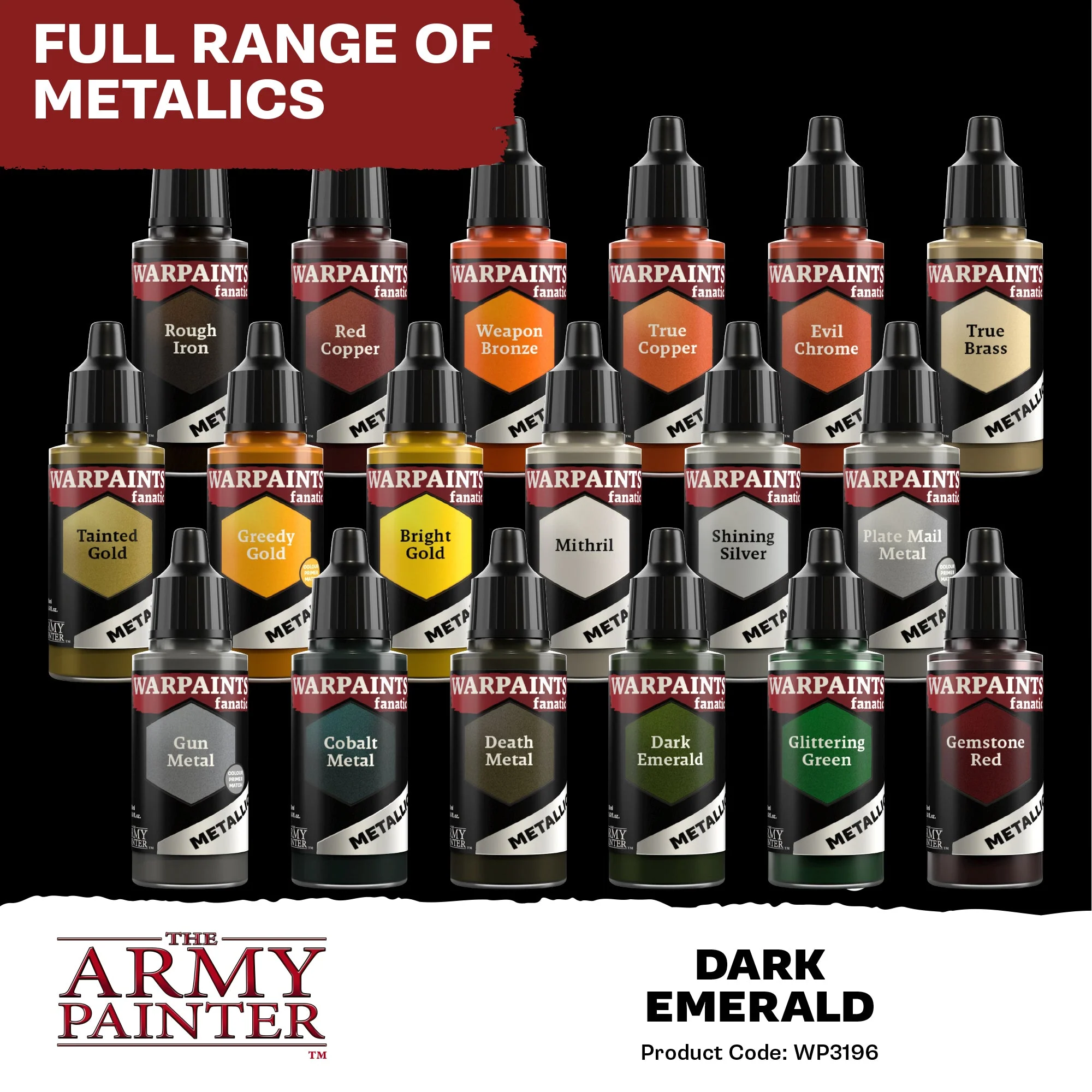 Warpaints Fanatic Metallic: Dark Emerald - Image 4