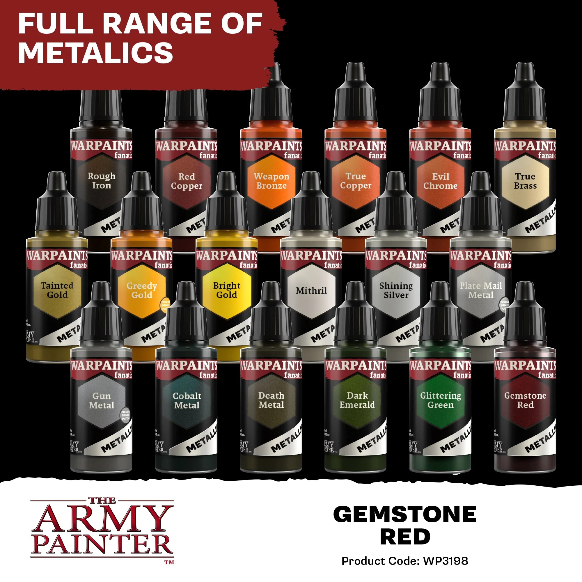 Warpaints Fanatic Metallic: Gemstone Red - Image 4