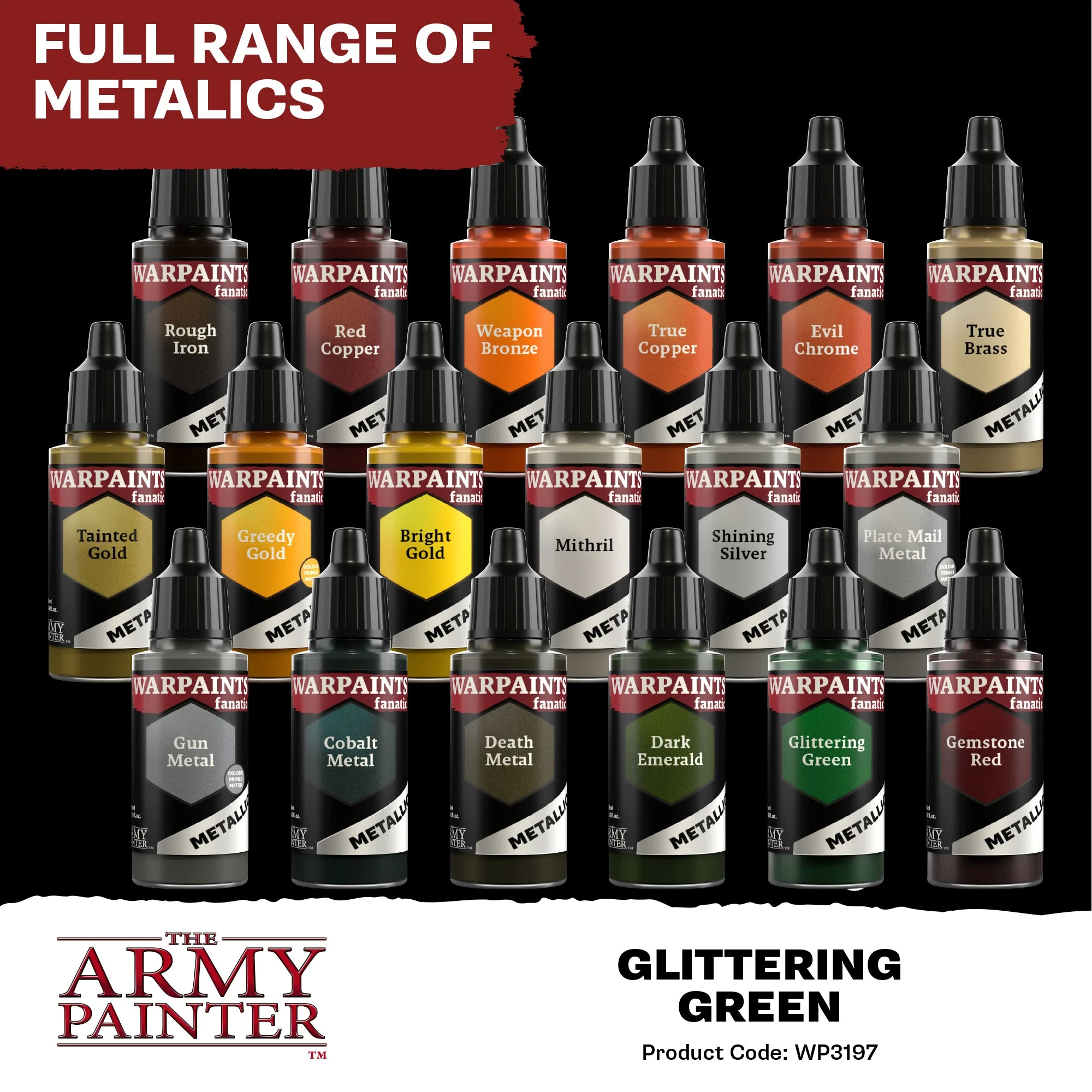 Warpaints Fanatic Metallic: Glittering Green - Image 4