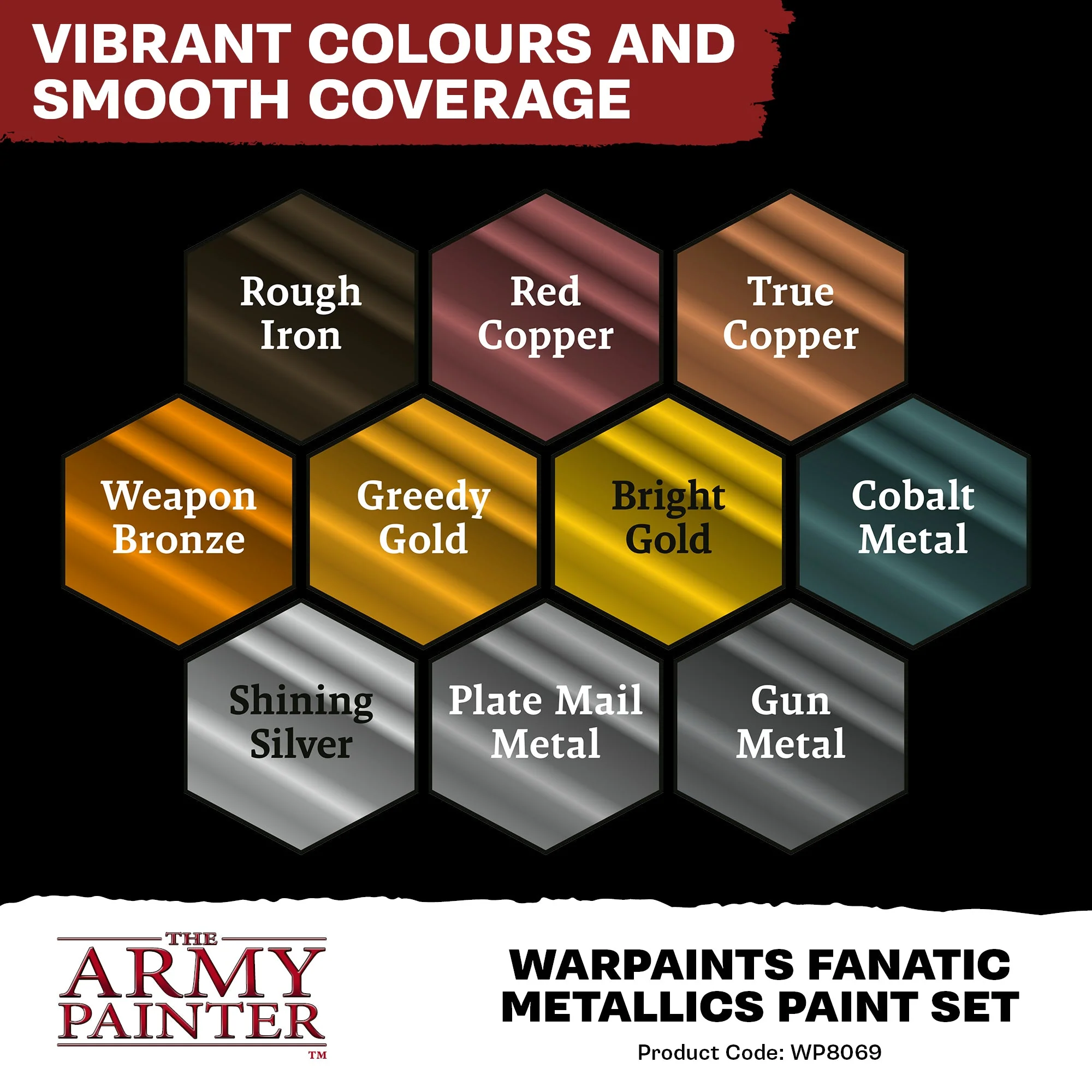 Warpaints Fanatic Metallics Paint Set - Image 3
