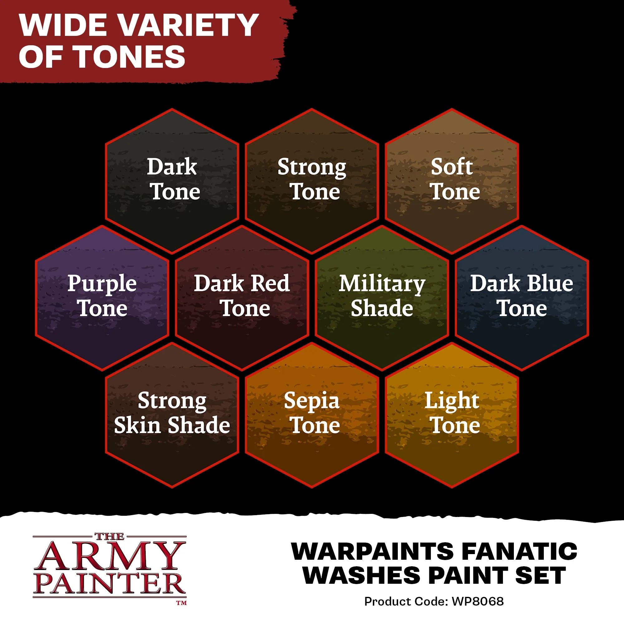 Warpaints Fanatic Washes Paint Set - Image 3