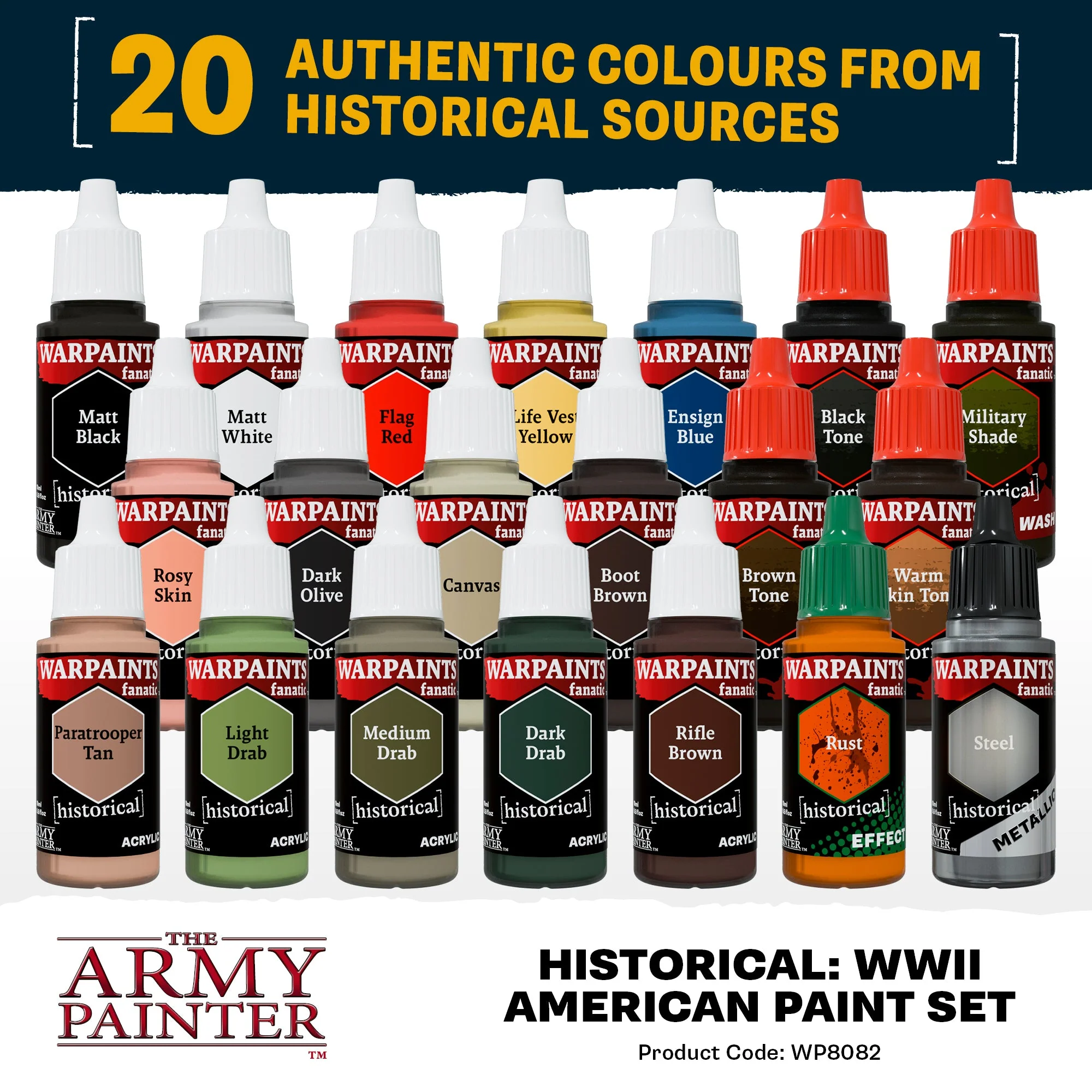 Warpaints Fanatic: World War II American Paint Set - Image 2