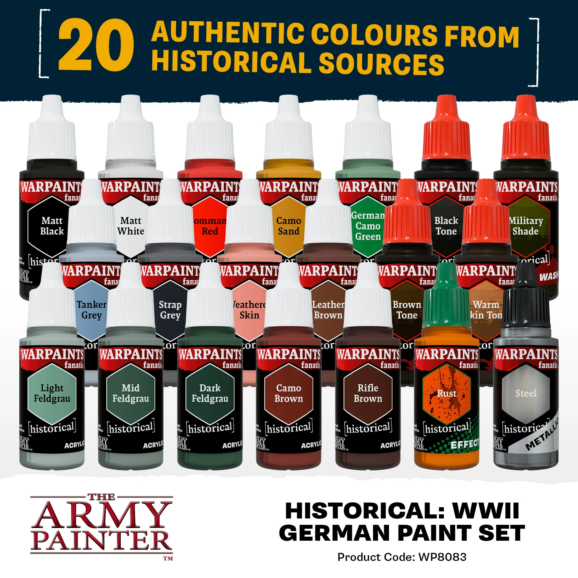 Warpaints Fanatic: World War II German Paint Set - Image 2