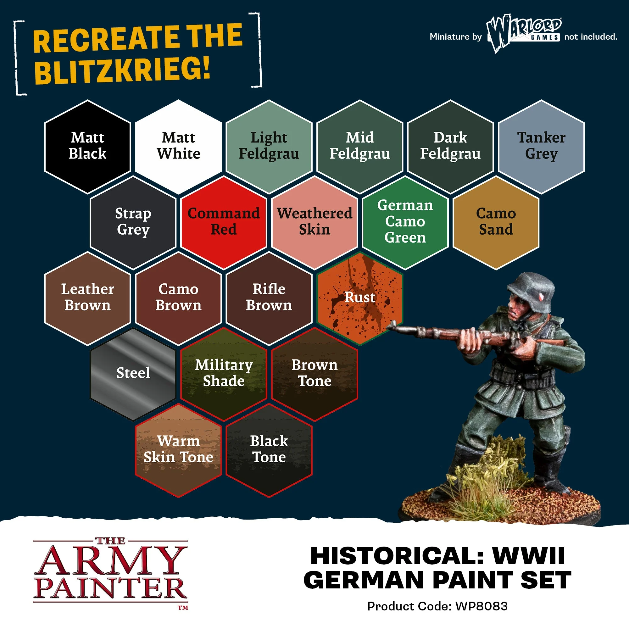 Warpaints Fanatic: World War II German Paint Set - Image 3