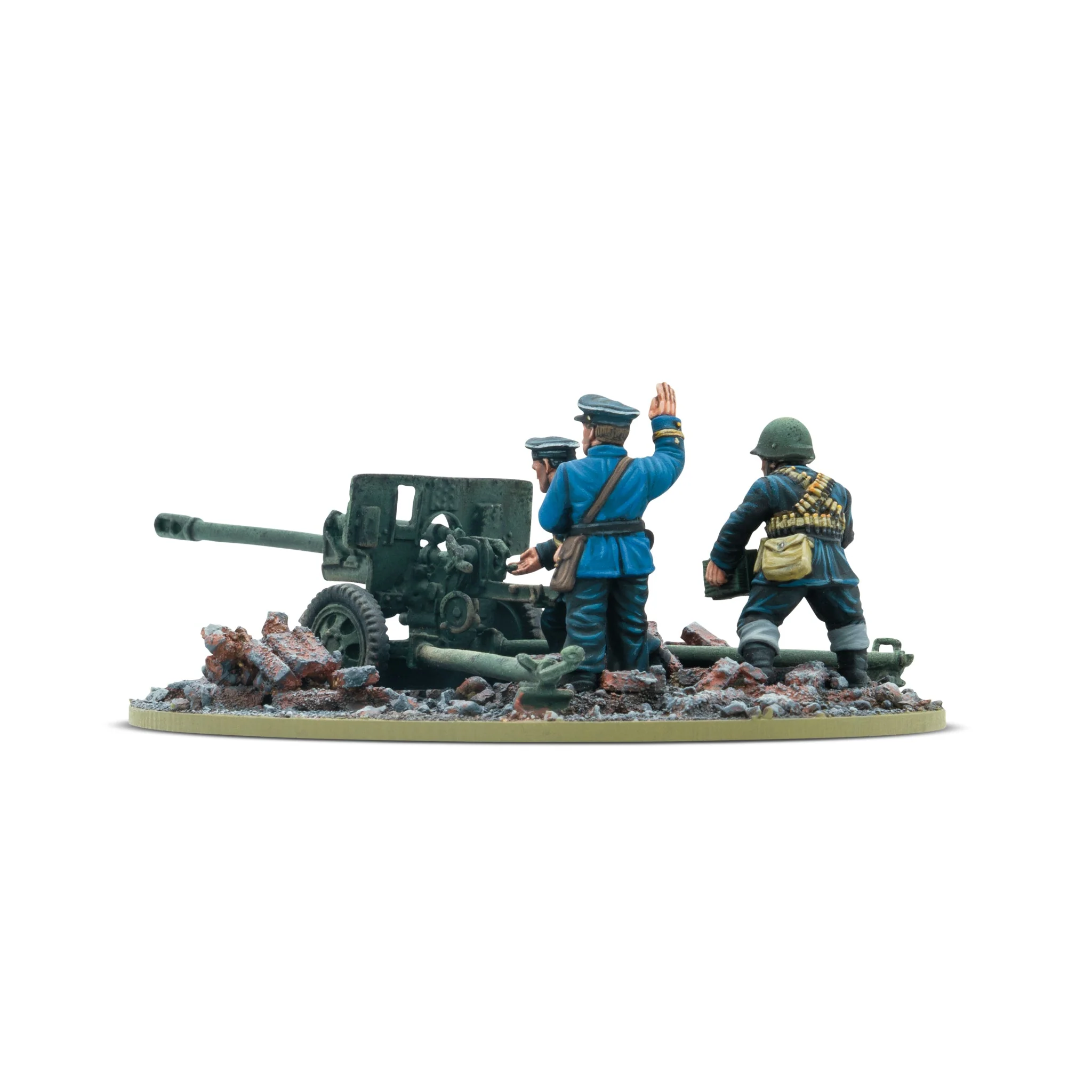 ZiS-3 DIvisional Gun with Soviet Naval Brigade Crew - Image 3